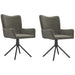 Swivel Dining Chairs 2 Pcs Velvet