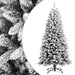 Artificial Christmas Tree 150 Leds And Flocked Snow