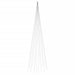 Christmas Tree On Flagpole Warm White 1134 Leds 800 Cm