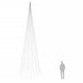 Christmas Tree On Flagpole Warm White 1134 Leds 800 Cm