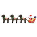 Christmas Inflatable Santa And Reindeer Decoration Led