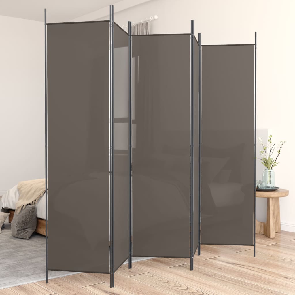 6-Panel Room Divider Fabric