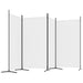 4-Panel Room Divider Fabric