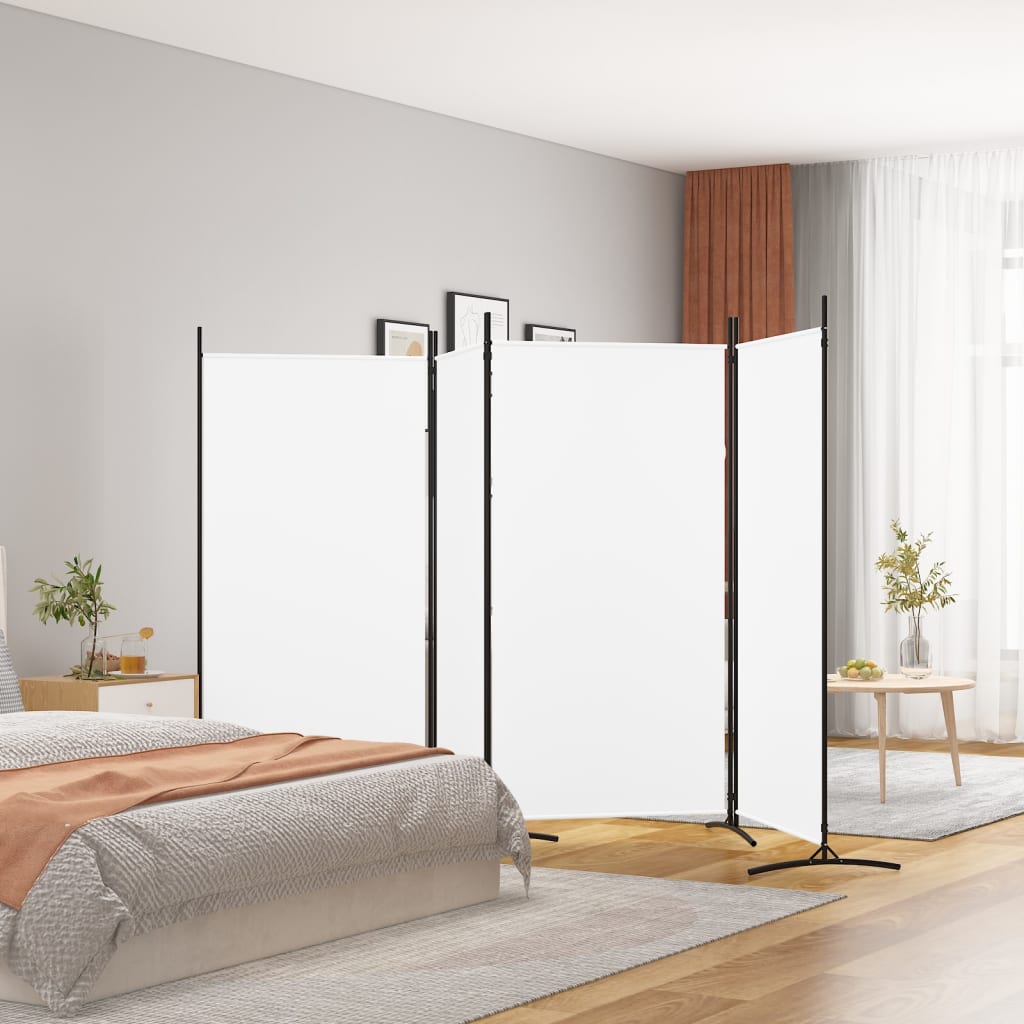 4-Panel Room Divider Fabric