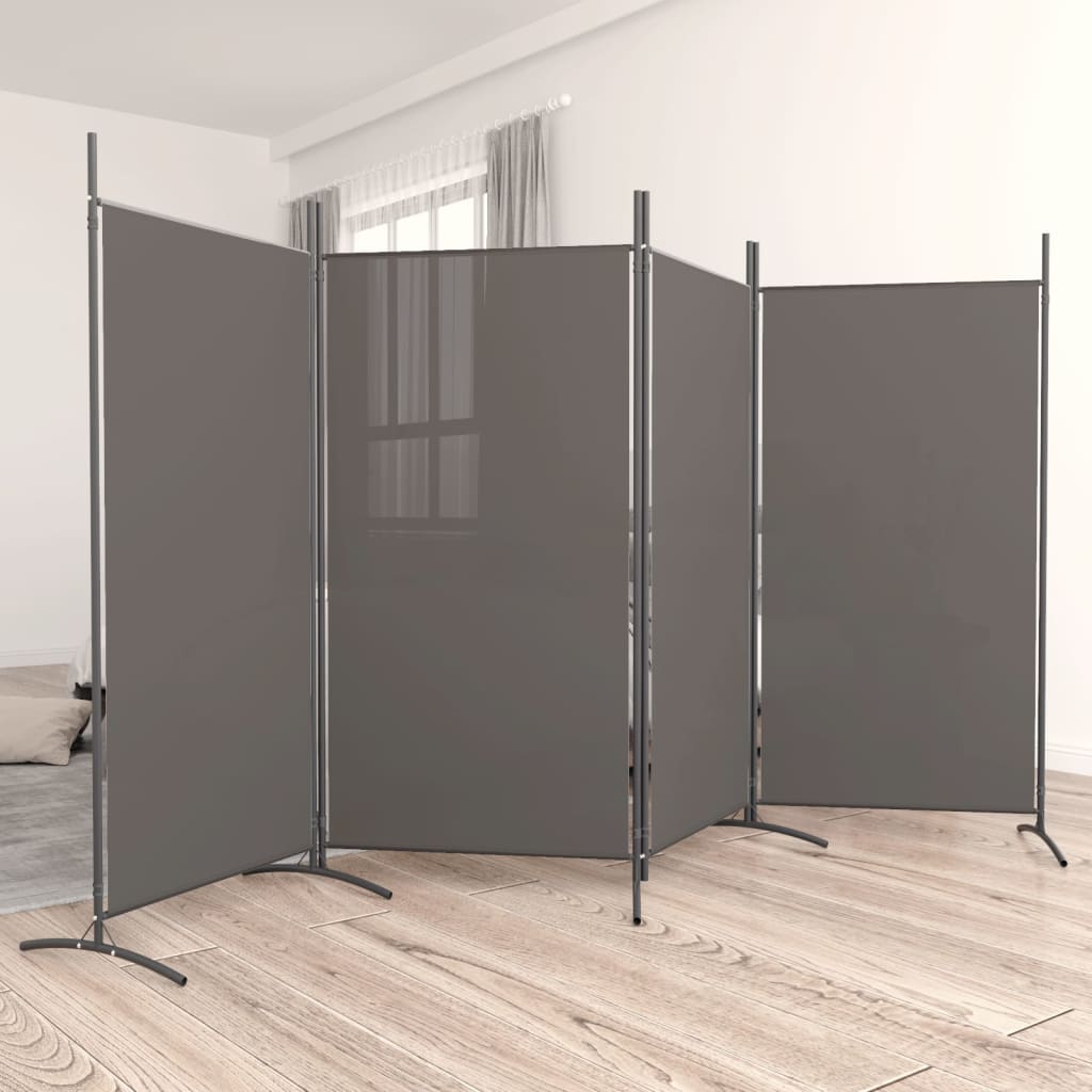 4-Panel Room Divider Fabric