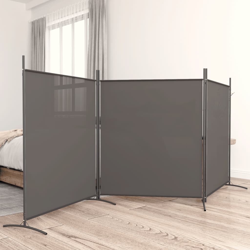 3-Panel Room Divider Fabric