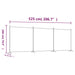 3-Panel Room Divider Fabric