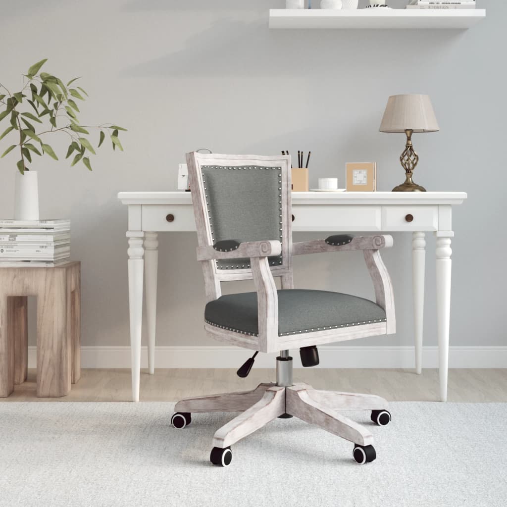 Swivel Office Chair Linen