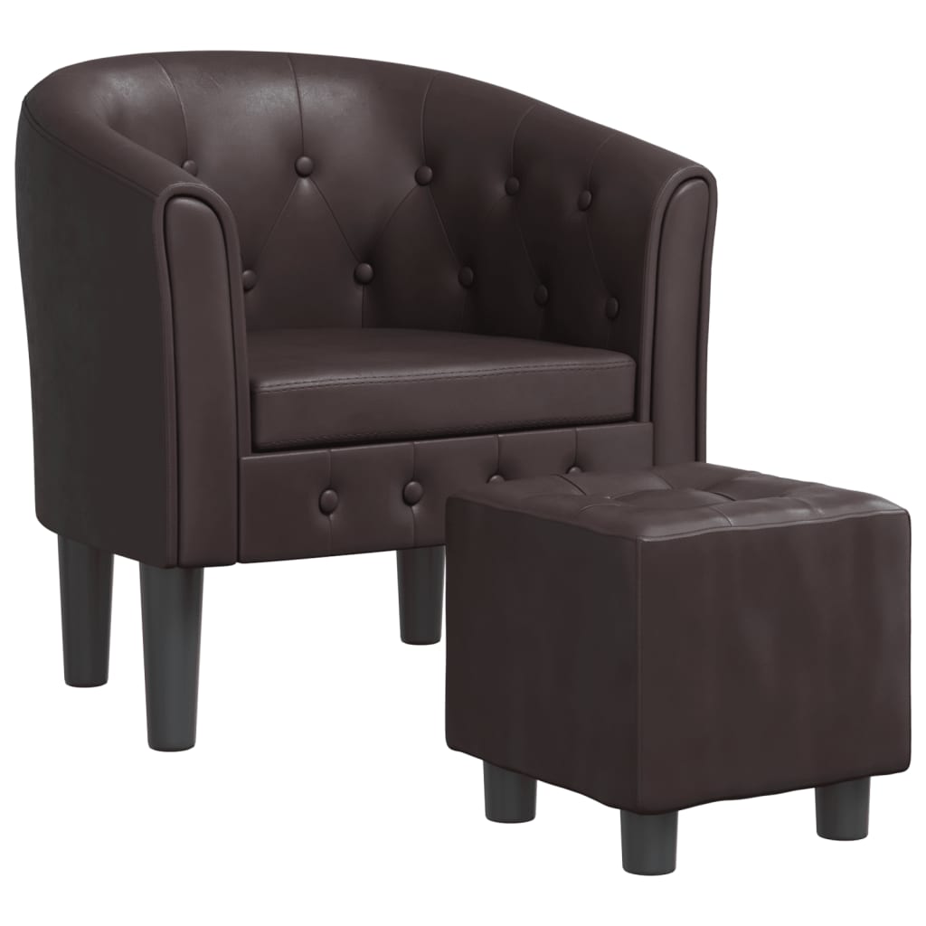 Tub Chair Faux Leather