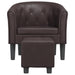 Tub Chair Faux Leather