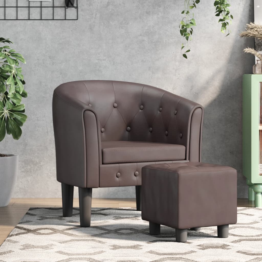 Tub Chair Faux Leather