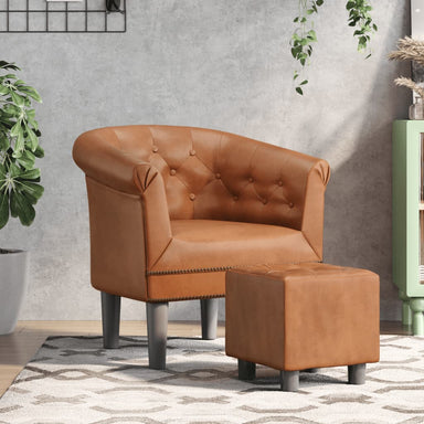 Tub Chair Faux Leather