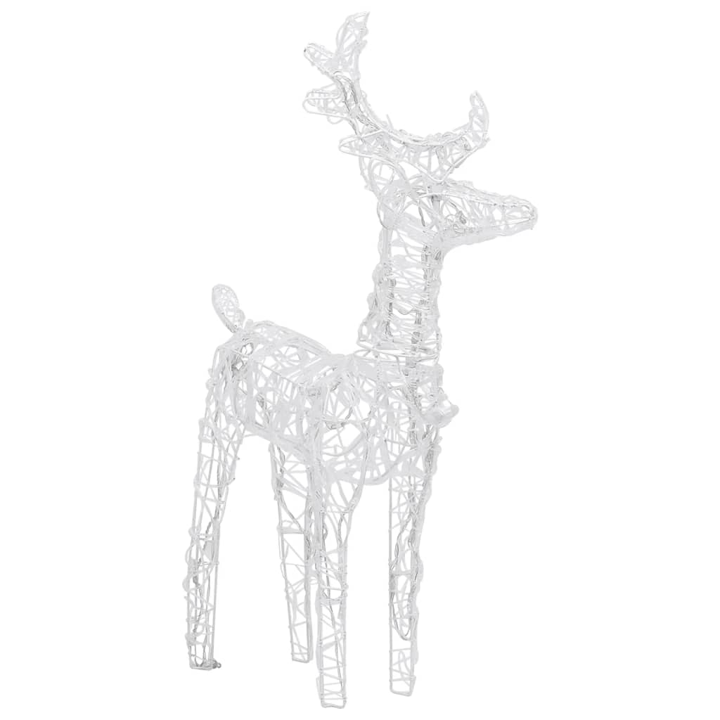 Christmas Reindeers 4 Pcs 160 Leds Acrylic