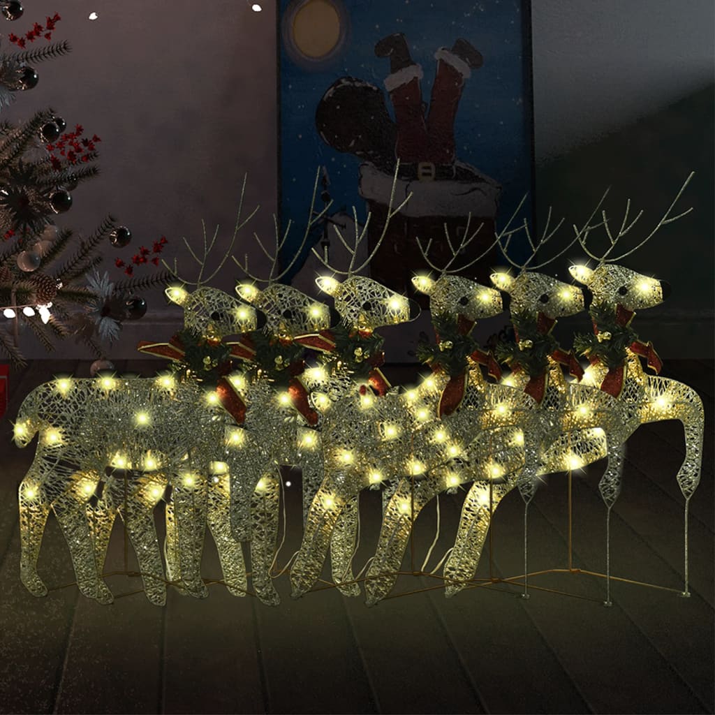 Christmas Reindeers 2 Pcs 40 Leds