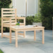 Garden Table Solid Wood Pine