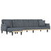 L-Shaped Sofa Bed 271X140X70 Cm Velvet