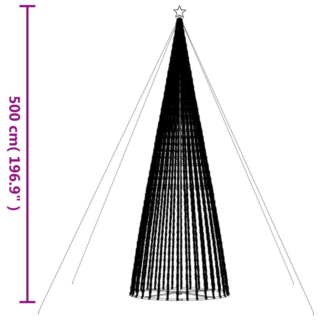 Christmas Tree Light Cone 1544 Leds