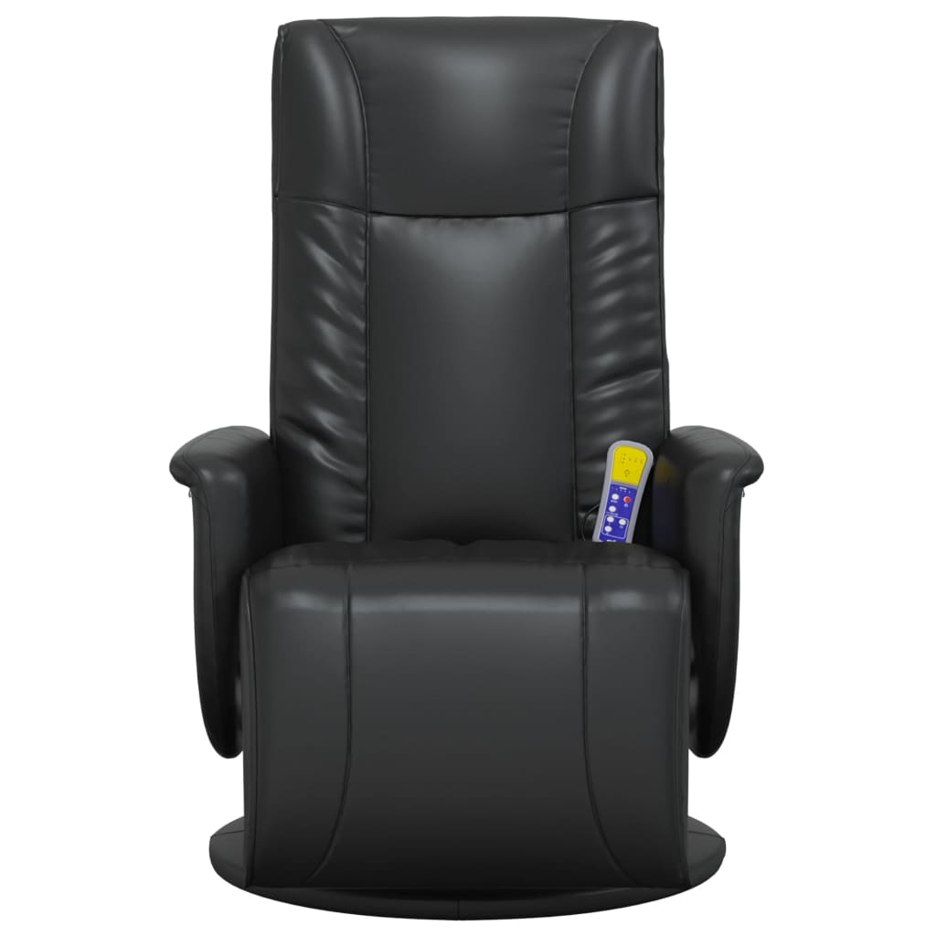 Massage Recliner Chair With Footrest Faux Leather