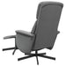 Massage Recliner Chair With Footstool Fabric