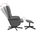 Massage Recliner Chair With Footstool Fabric