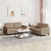 3 Piece Sofa Set With Cushions Faux Leather