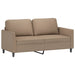 3 Piece Sofa Set With Cushions Faux Leather