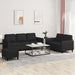 3 Piece Sofa Set With Cushions Faux Leather