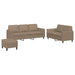 3 Piece Sofa Set With Cushions Faux Leather