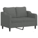 4 Piece Sofa Set With Pillows Fabric