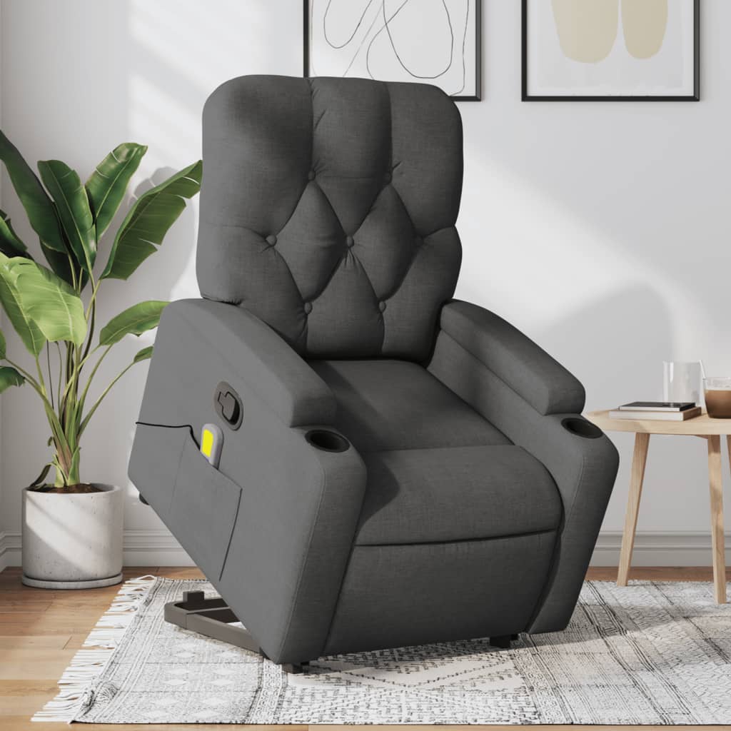 Stand Up Massage Recliner Chair Fabric