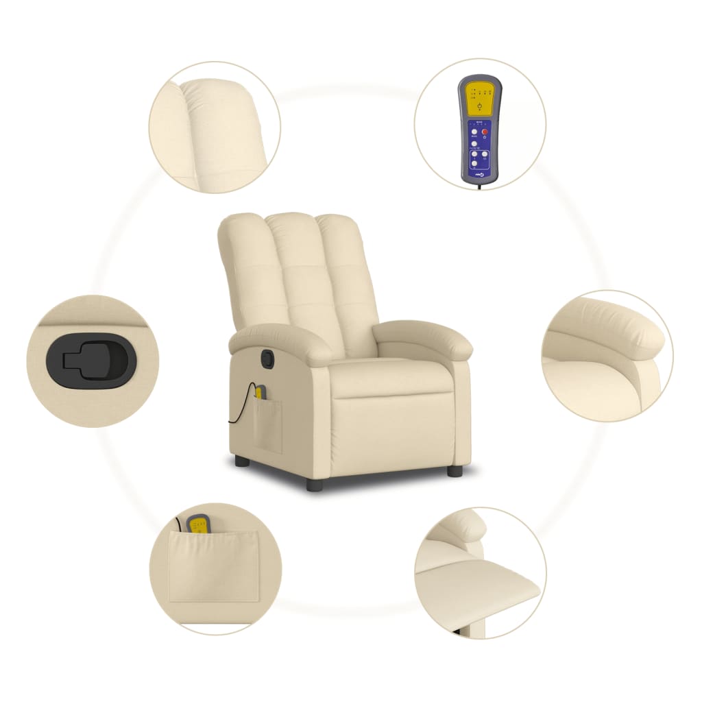 Massage Recliner Chair Fabric