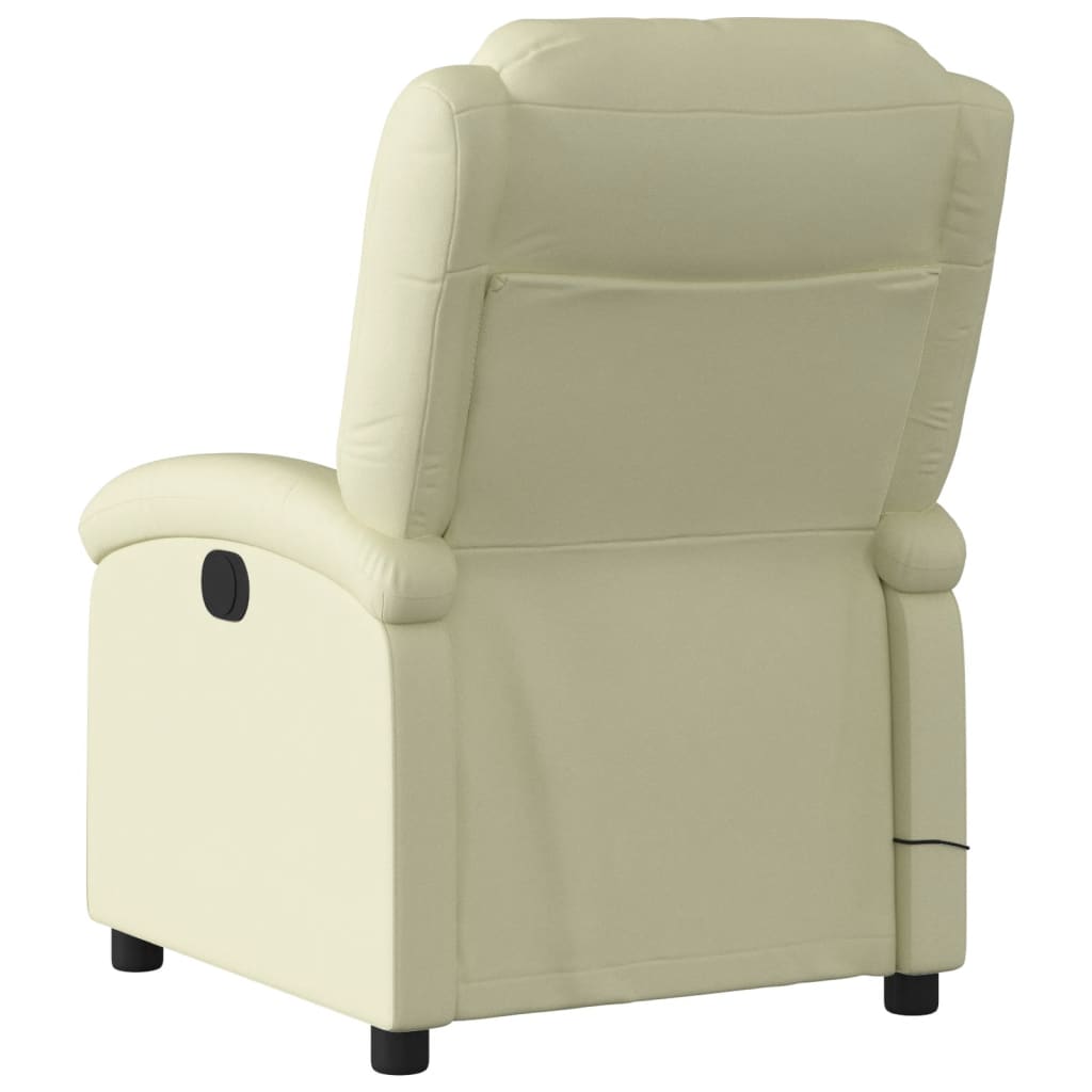 Massage Recliner Chair Real Leather