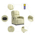 Massage Recliner Chair Real Leather