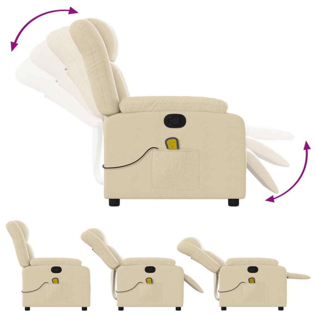 Massage Recliner Chair Fabric