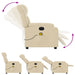 Massage Recliner Chair Fabric