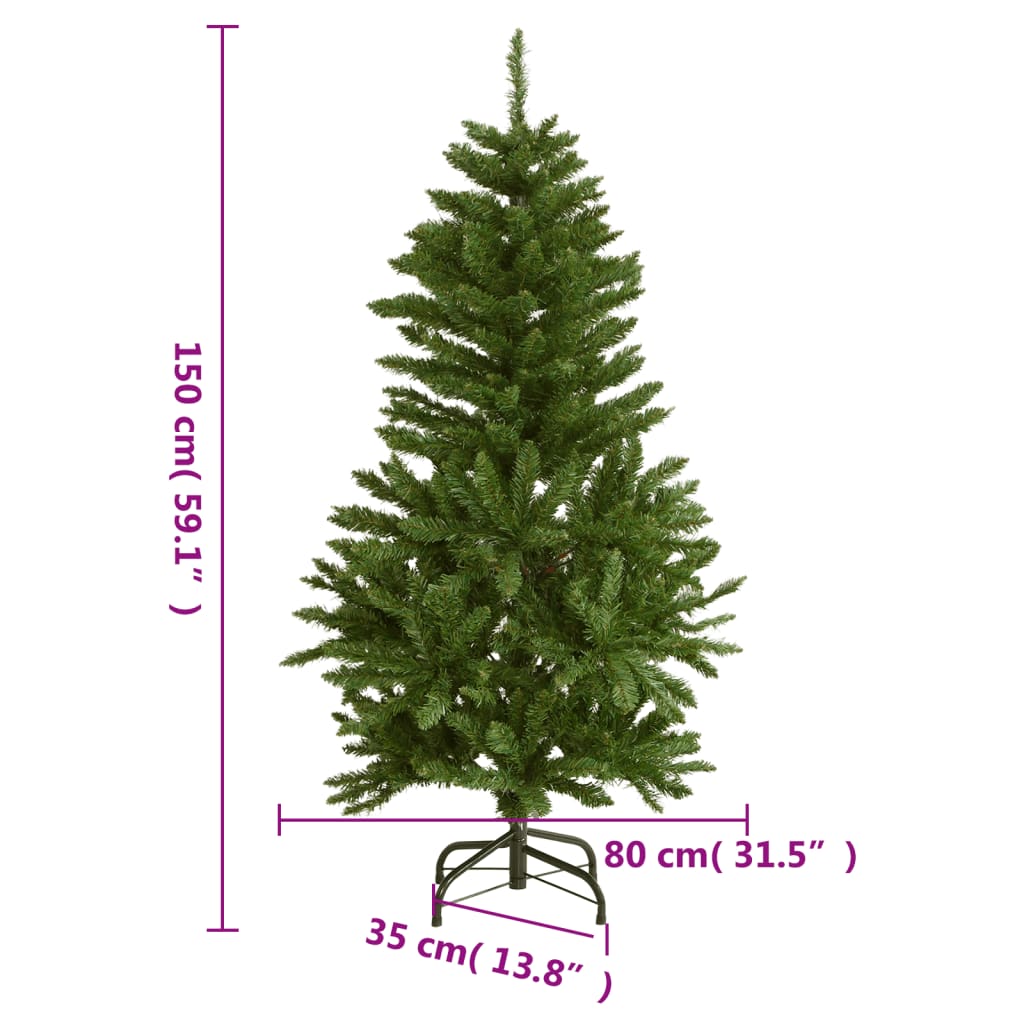 Artificial Hinged Christmas Tree 150 Leds