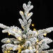 Artificial Hinged Christmas Tree 150 Leds & Flocked Snow