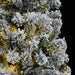 Artificial Hinged Christmas Tree 300 Leds & Flocked Snow