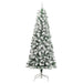 Artificial Hinged Christmas Tree 300 Leds & Flocked Snow