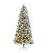 Artificial Hinged Christmas Tree 300 Leds & Flocked Snow