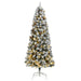 Artificial Hinged Christmas Tree 300 Leds & Flocked Snow