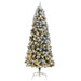 Artificial Hinged Christmas Tree 300 Leds & Flocked Snow