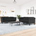 2 Piece Sofa Set Velvet