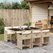 13 Piece Garden Dining Set With Cushions Poly Rattan