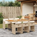 13 Piece Garden Dining Set With Cushions Poly Rattan