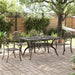 7 Piece Garden Dining Set Cast Aluminium