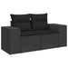 10 Piece Garden Sofa Set With Cushions Poly Rattan