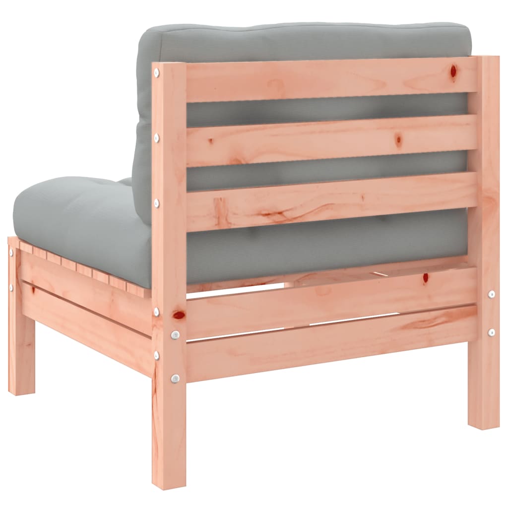 7 Piece Garden Sofa Set with Cushions Solid Wood Douglas Fir
