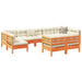 9 Piece Garden Sofa Set With Cushions Impregnated Wood Pine