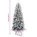 Artificial Christmas Tree 150 Leds And Flocked Snow